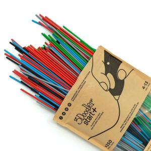 3Doodler Start 3D Printing Filament Refill Bag (x250 Strands, Over 1250 ft. of Extruded Plastic) – Fire & Ice(Bag Collection 2)