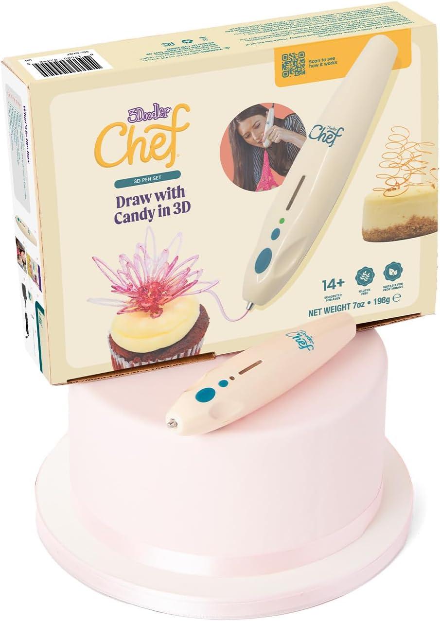 image:image3Doodler Chef 3D Candy Pen Set Includes Refill Candy Capsules Suitable for VegetariansCandy 3D Pen
