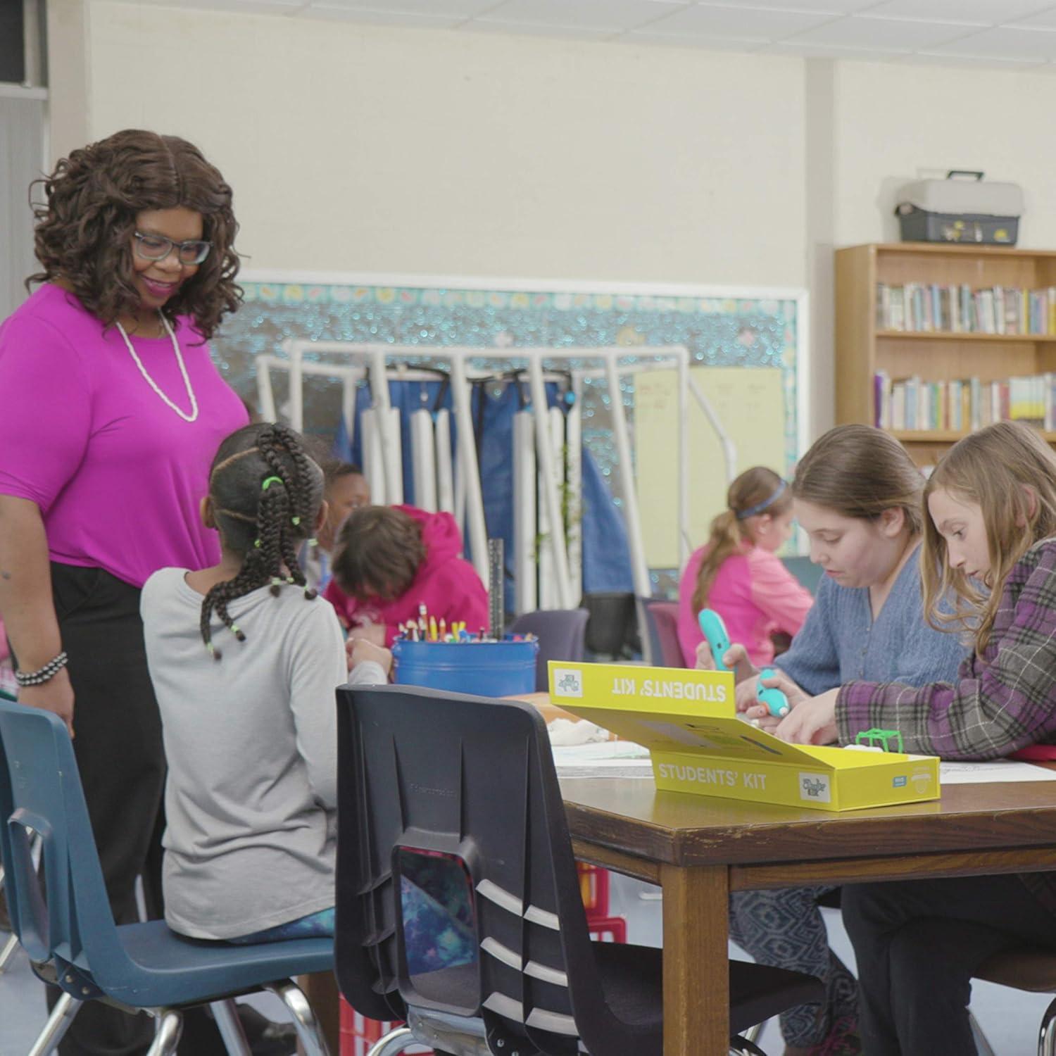 image:image3Doodler EDU Start Learning Pack Full Set with 12 3D Printing Pens 1200 Strands of Plastic Filament Classroom Activity Plans
