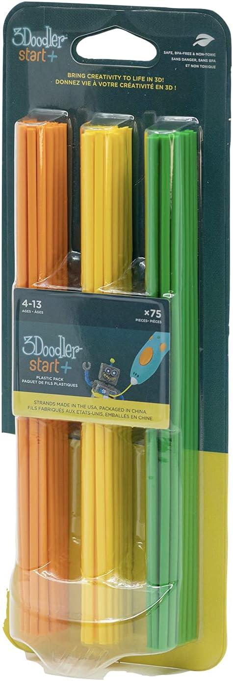image:image3Doodler Start 3D Printing Filament Refill Blister Pack x75 Strands Over 375 ft Of Extruded Plastic Garden Blend