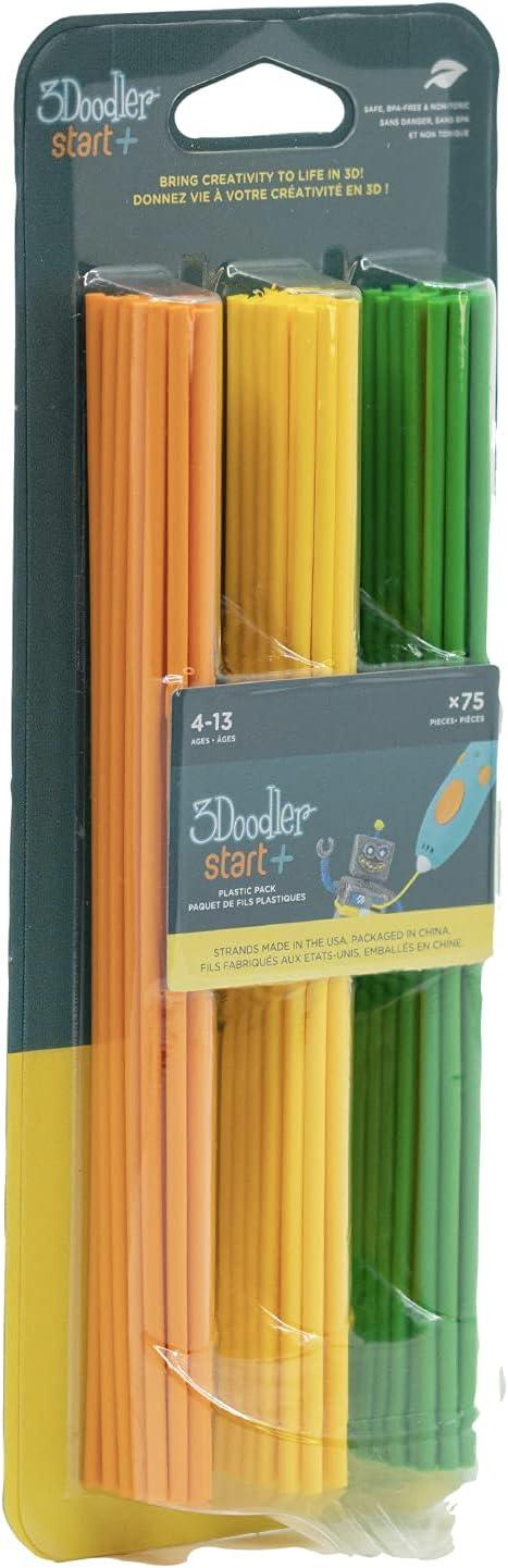image:image3Doodler Start 3D Printing Filament Refill Blister Pack x75 Strands Over 375 ft Of Extruded Plastic Garden Blend
